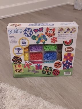New! Perler Kids Fuse Bead Craft Kit Multicolor Fun Y2K Cottagecore Diy Developm
